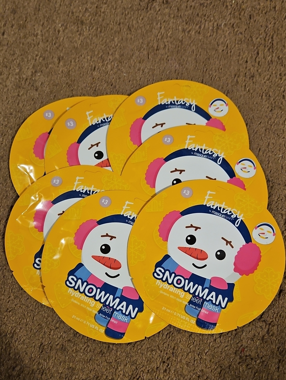 Fantasy MasqueBar Snowman Hydrating Sheet Mask